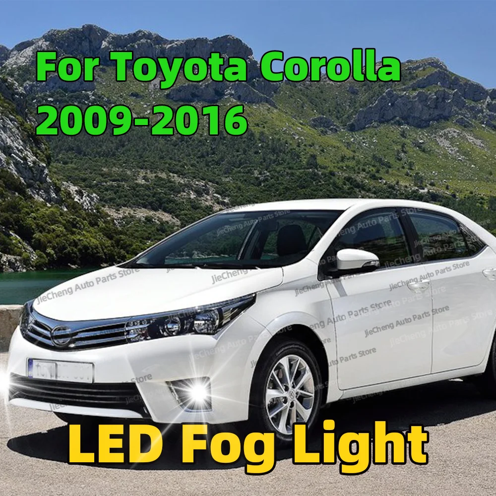 

2x H11 H8 Автомобильные светодиодные лампы противотуманных фар 6000K Plug and Play для Toyota Corolla 2009 2010 2011 2012 2013 2014 2015 2016