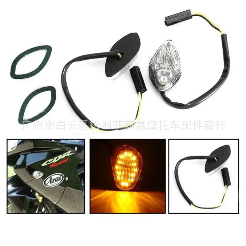 

Cornering Light Motorcycle Signal Lamp Motorbike LED Turn Signal Light Moto Indicator Lamp for Honda F3 F4 F4I CBR600RR 1000RR
