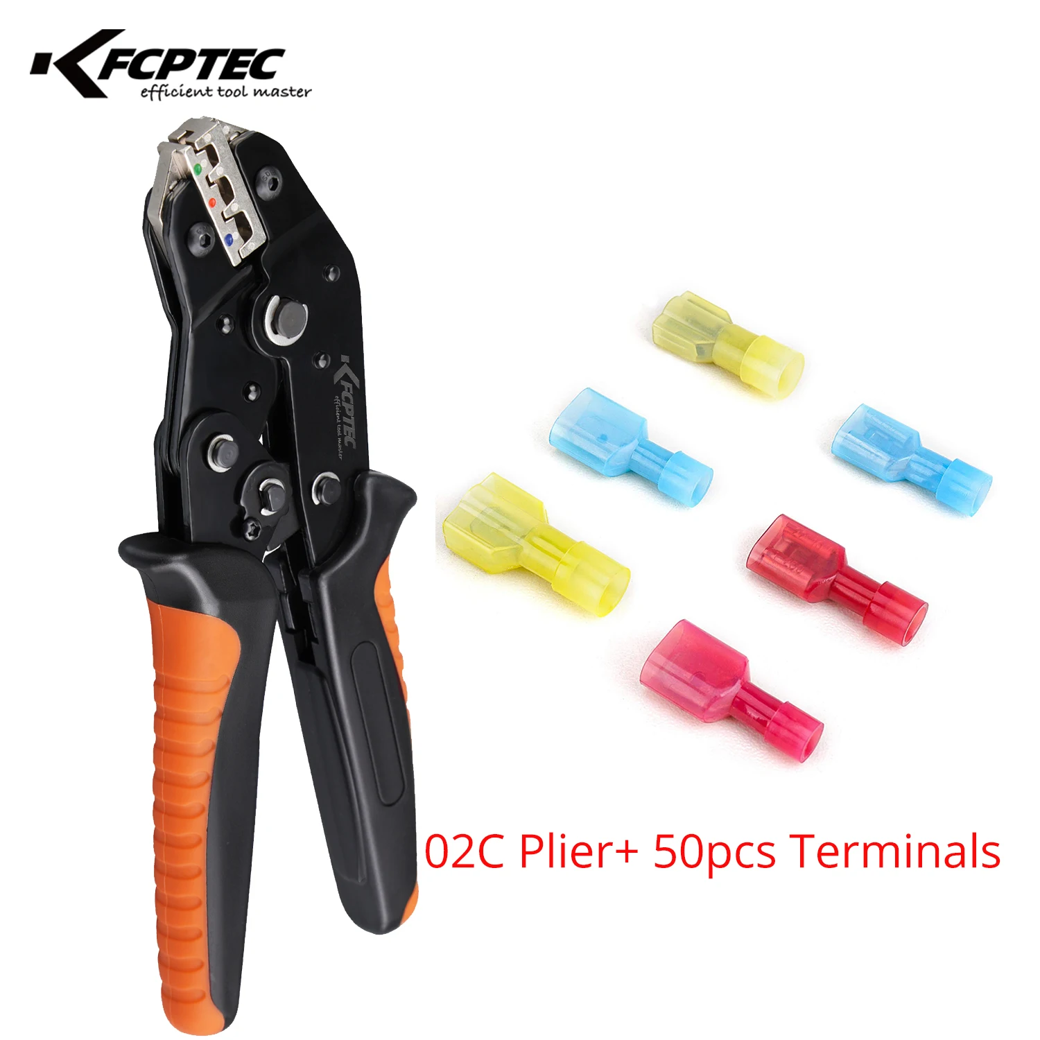 

Wire Crimping Pliers KF-02C Hand Tools with Terminals Car Connector Electrician Crimper Min Tool for Cable Lug Crimping