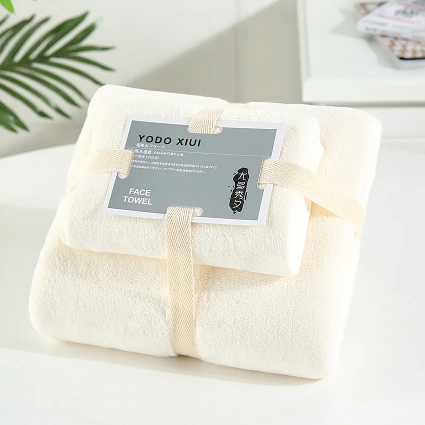 

Coral Velvet Absorbent Bath Towels for Adults Face Towel Bath Towel Set Soft Comfortable Bathroom Towel Set bath towel towels