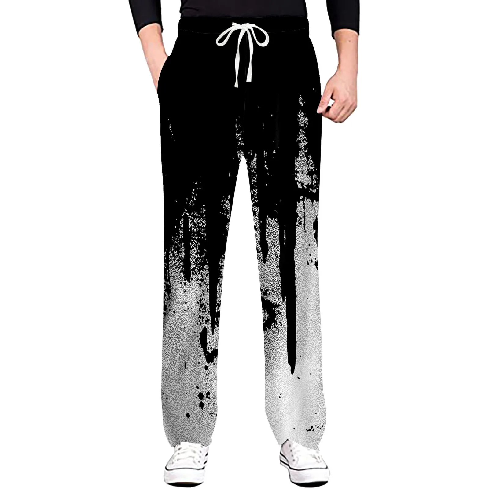 

Men's Four Seasons Fashion Business Casual Long Pants Suit Pants Males Elastic Straight Formal Trousers Plus Big Size