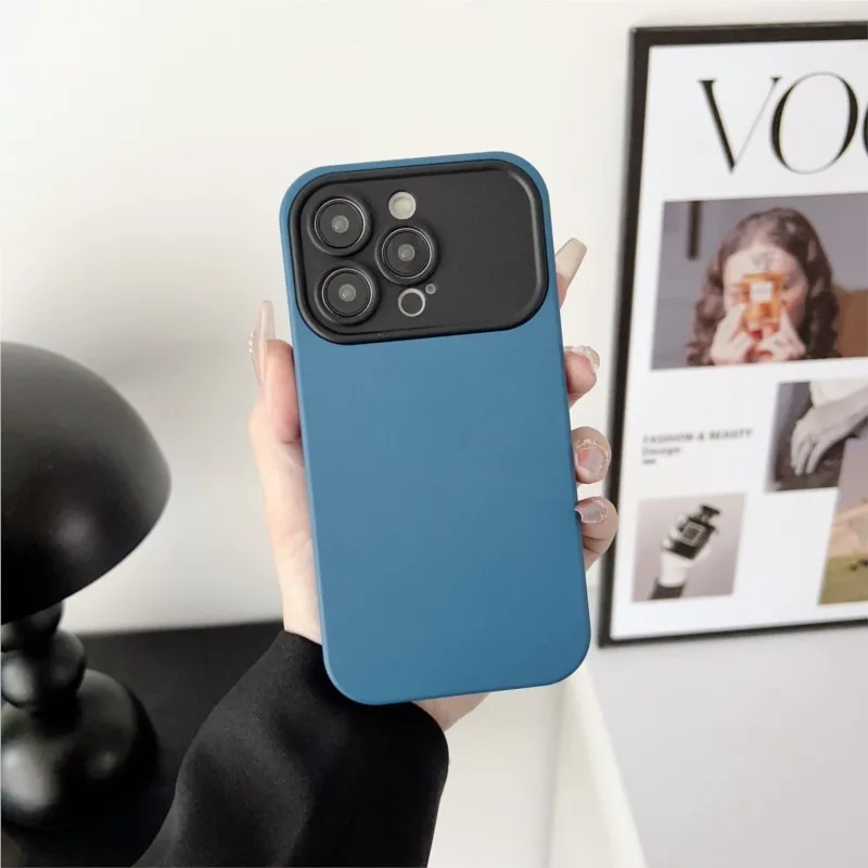 Large Window Phone Case Suitable For iPhone 14, 13, 12, 11 Pro Max XS X XR Plus Skin Feeling Two In One Full Protective Case