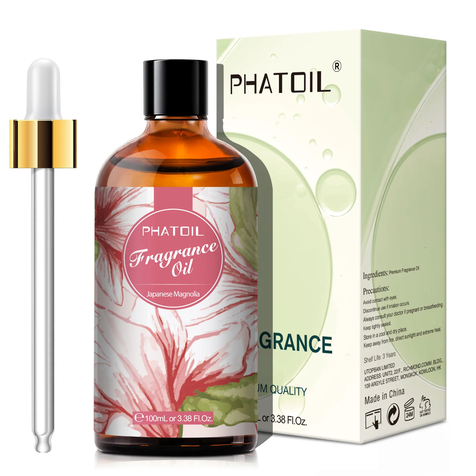Парфюмерное ароматическое масло PHATOIL 100 мл для свечей, мыло, бальзам для губ, ароматерапия, детский порошок, черный опаний, ангел, джадор, белый мусс