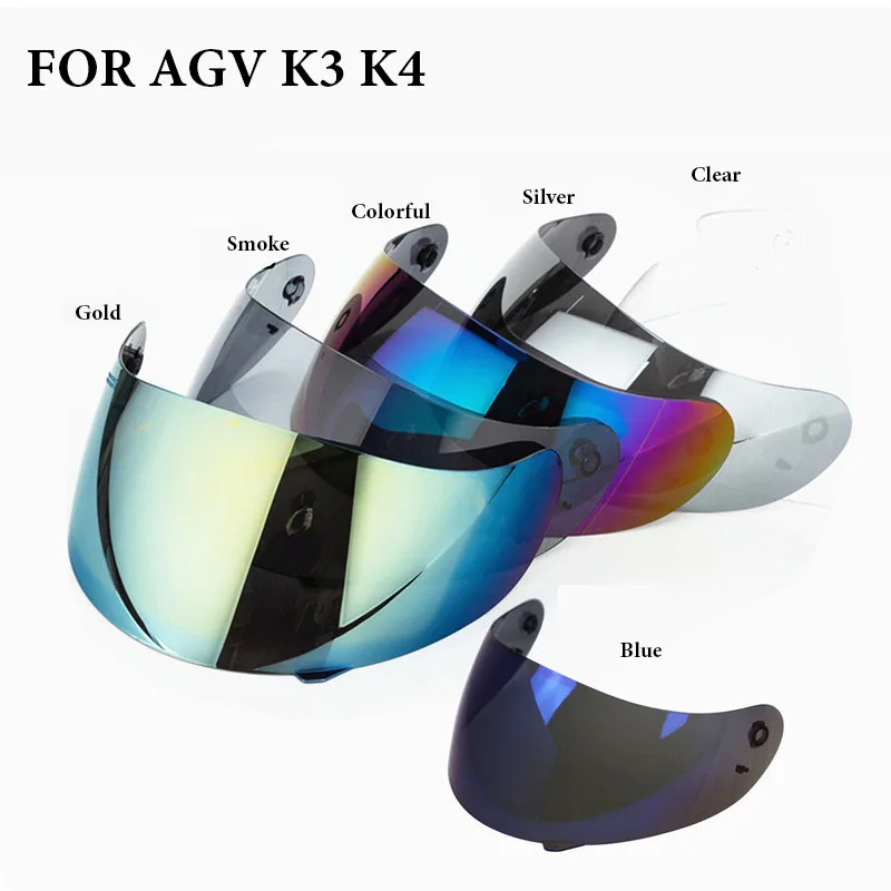 

Brand New Moto Helmet Visor Motorcycle Full Face Helmet Visor Lens Helmet Windshield Shield Lens Visor For AGV K3 K4