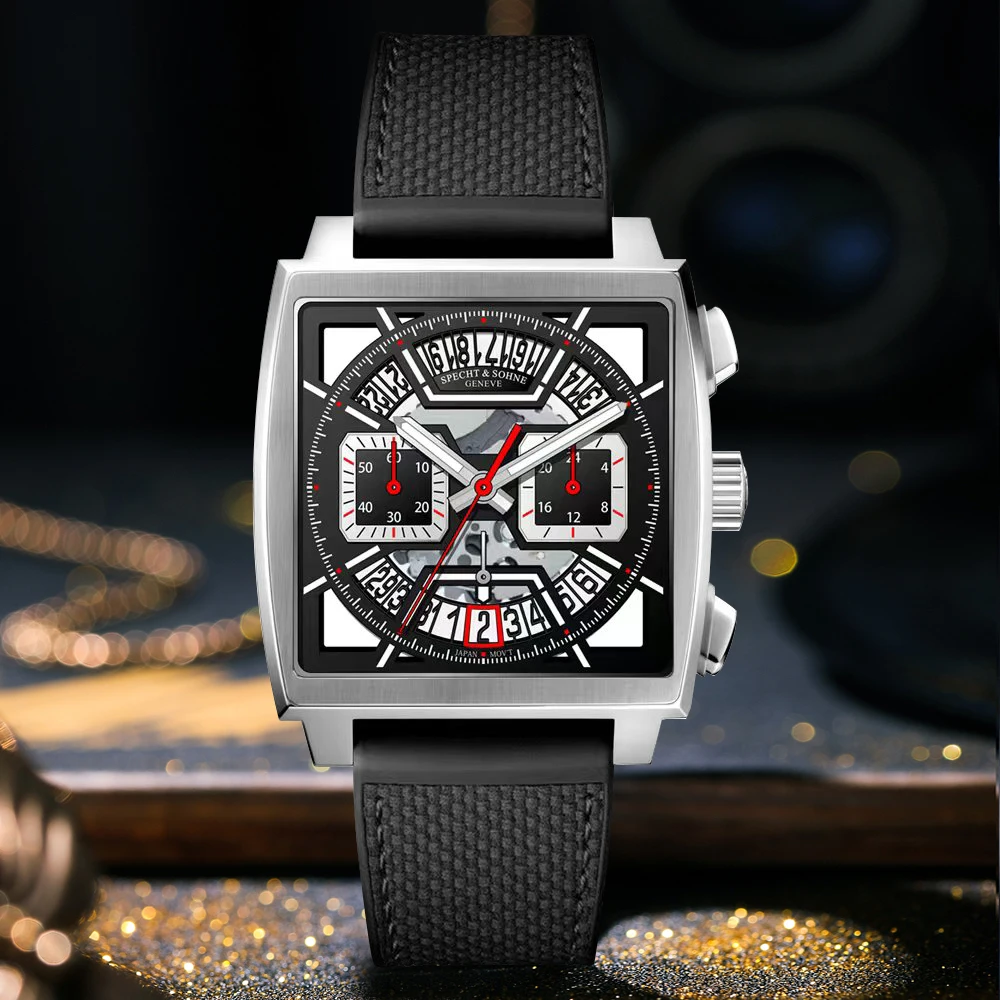 Новинка 2023 хит продаж спортивные часы Specht &amp Sohne для мужчин наручные со скелетом