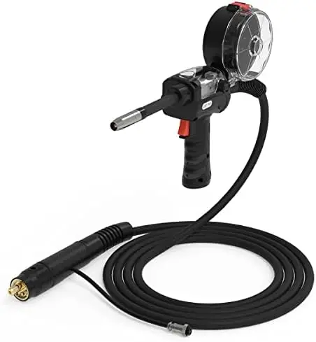 

Spool Gun LBT150, 10 FT Cable Fits MIG-250 PRO MIG-205DS YWM-211P,YWM-200 Mig Welder，European Connector Welder with 2-Pin Con