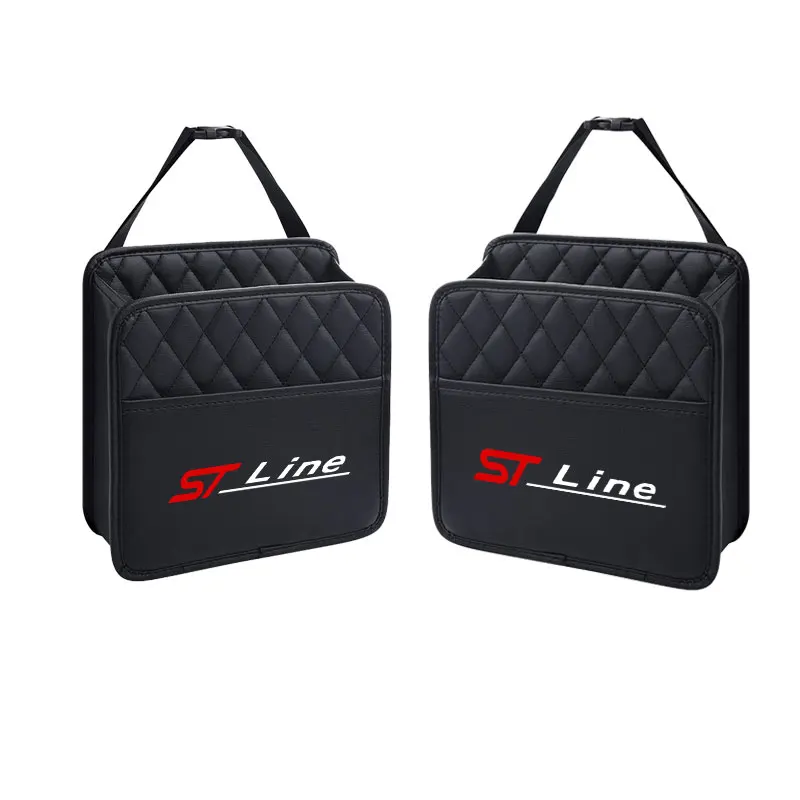 

Автомобильная емкость для воды, сумка для хранения закусок для Ford ST-line Focus 2 3 Mondeo Ecosport Kuga Mk4 Fiesta Mk3, аксессуары