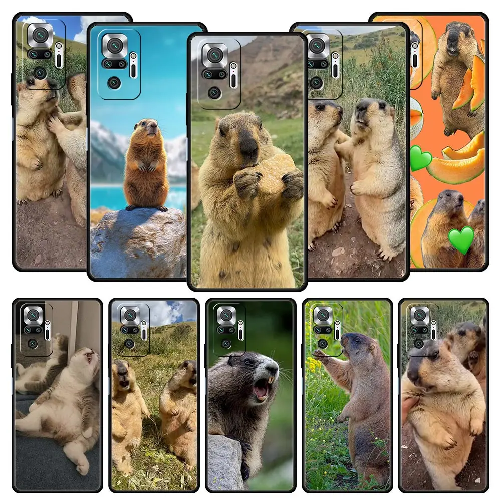 Чехол для телефона Xiaomi Redmi Note 14 13 12 5G 11 10 Pro Plus 4G 9S 9 14C 13C 12C 10C 9C 9A Мягкий чехол из ТПУ