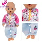 Кукольная куртка 43 см, 18-дюймовая кукла американская и девочка, куртка с джинсовыми брюками, игрушечная одежда