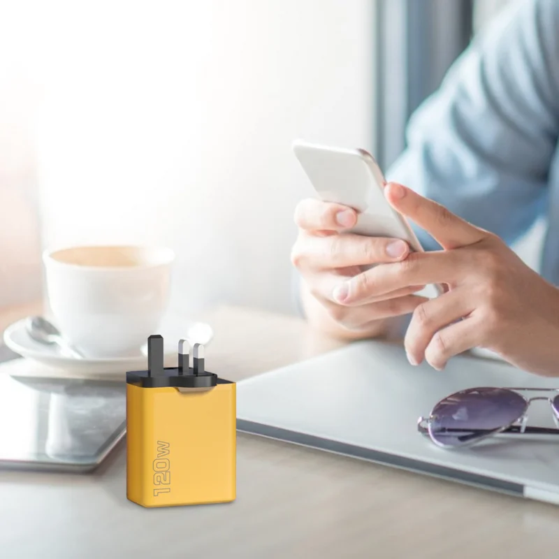 6 портов двойное USB-зарядное устройство Type-C настенный адаптер QC3.0 120 Вт быстрая