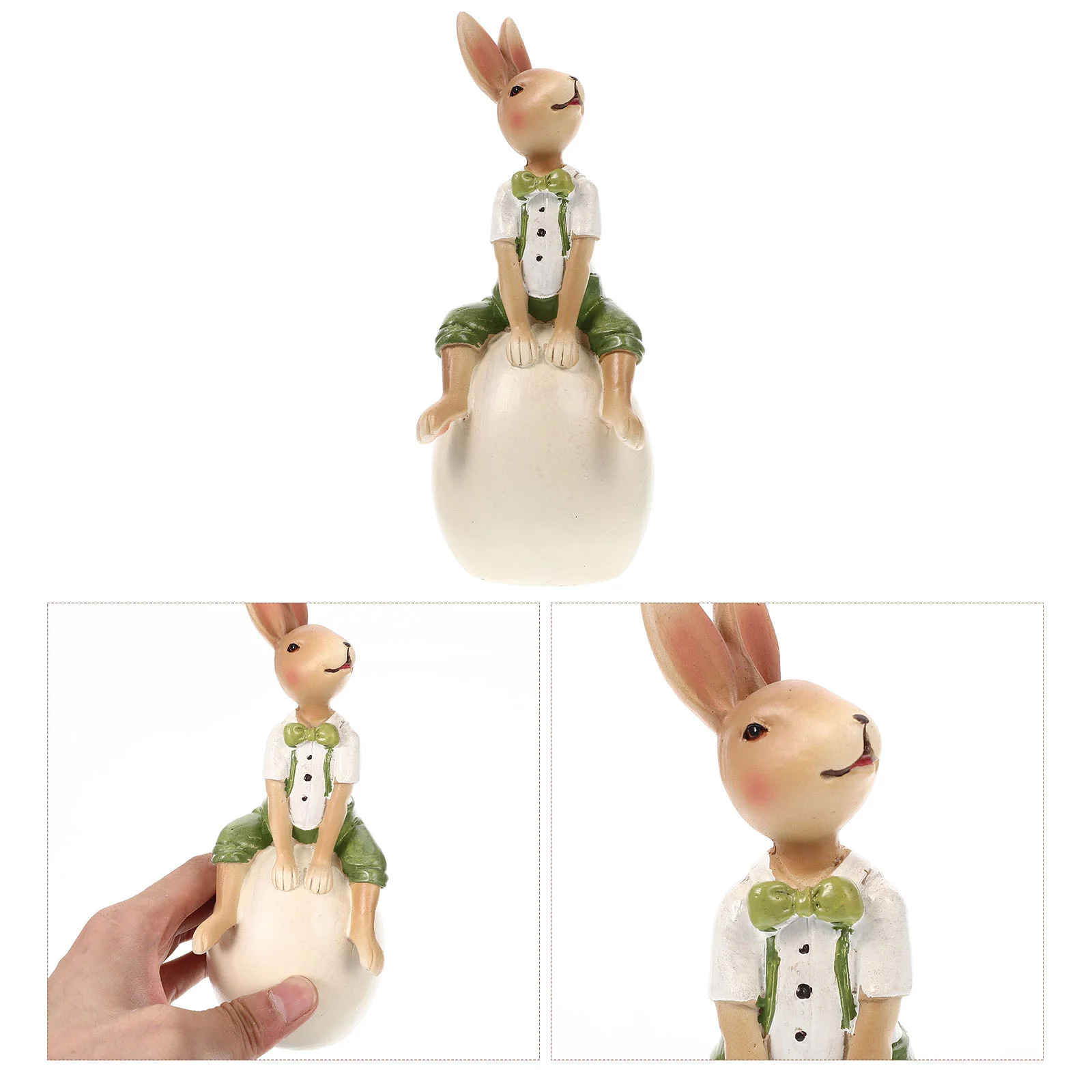 

Adorable Garden Ornaments Rabbit Figurine Rabbit Animals Figurine Bunny Decor for Home Party Children Festival