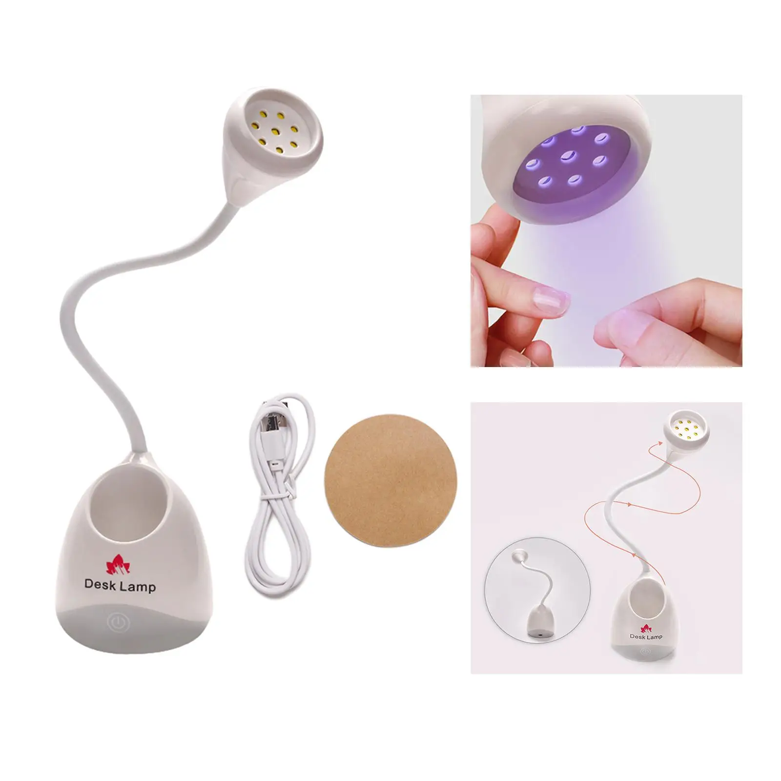 

LED Nail Lamp Portable Rechargeable Lamp Nail Dryer for The