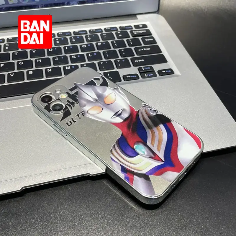 

Bandai Ultraman Plating Phone Case for iphone 13 13Pro 12 12Pro 11 Pro X XS Max XR 7 8 Plus Cartoon Cover Super Hero Fundas