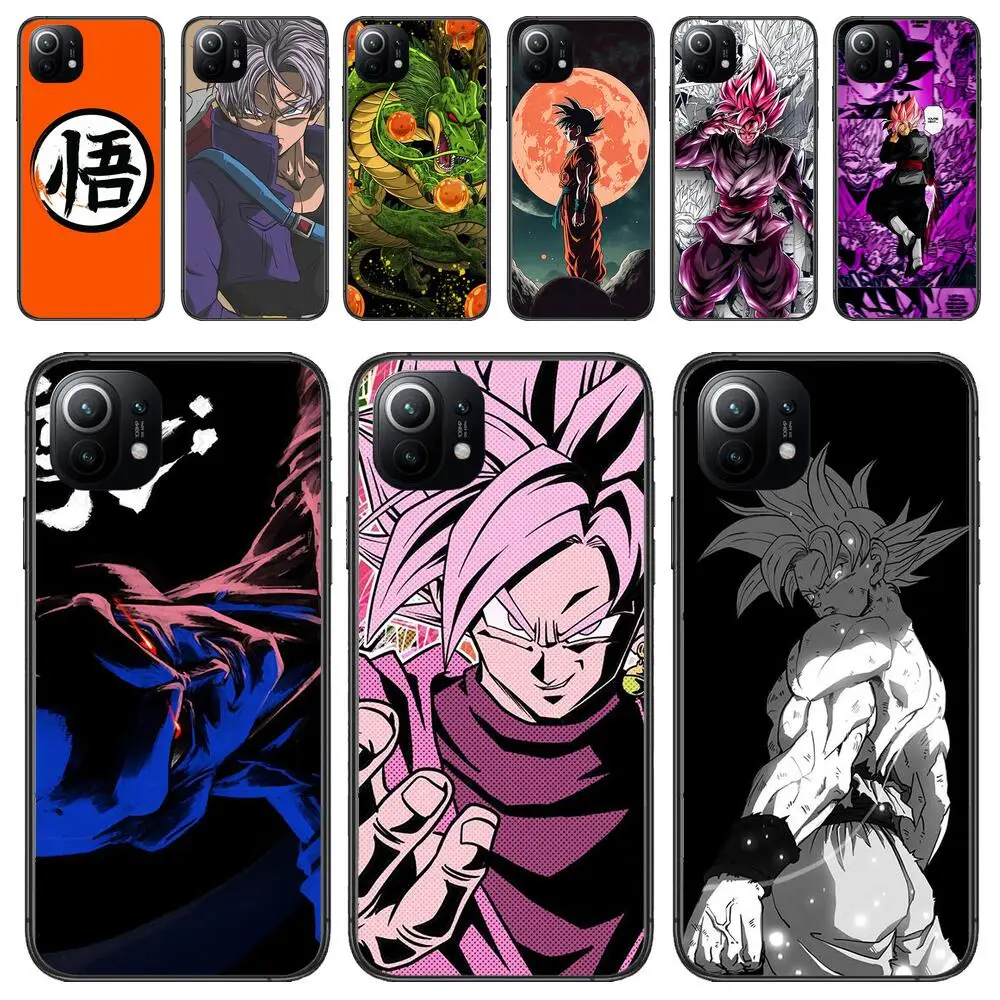 

D-Dragon Balls Gokus Luxury Phone Case For Xiaomi 13 12 11T 9 11 10C 9T 8 9SE 11i Lite Ultra Note10 Poco F3 M4 M3 Pro TPU Cover