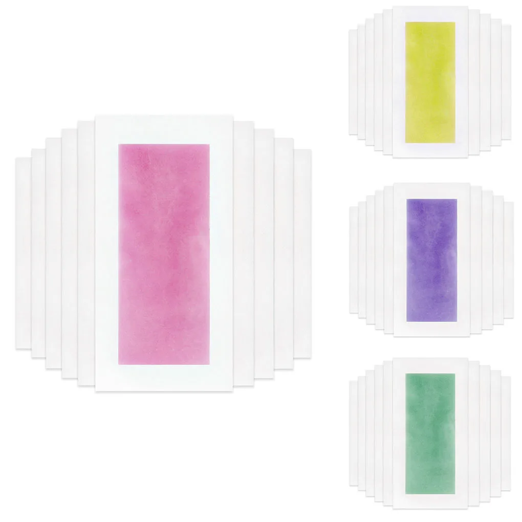 

10 листов LANBENA, двусторонняя бумага для удаления волос, Подмышечная стойка для ног, товары для быстрого удаления волос