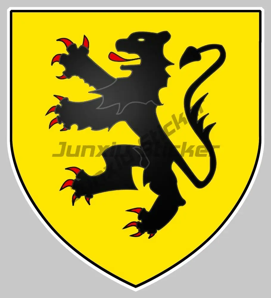 Франция North Reglon Lion Charente Герб Наклейка Париж Эйфелева башня Arc De Triomph Pays La Loire Seal Decal