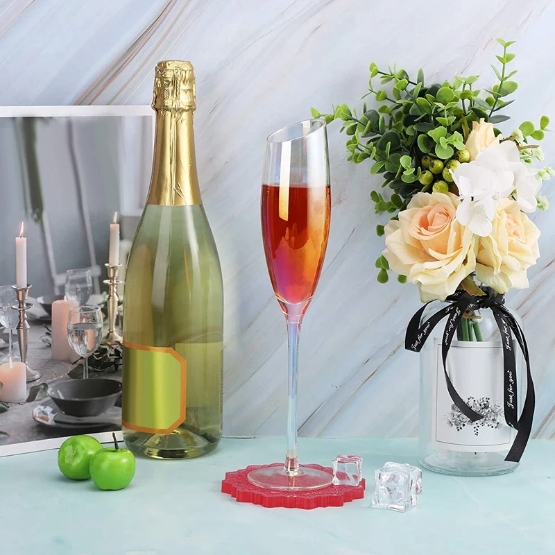 Технические формы для литья смолы 4 шт. силиконовых форм подставки под эпоксидную