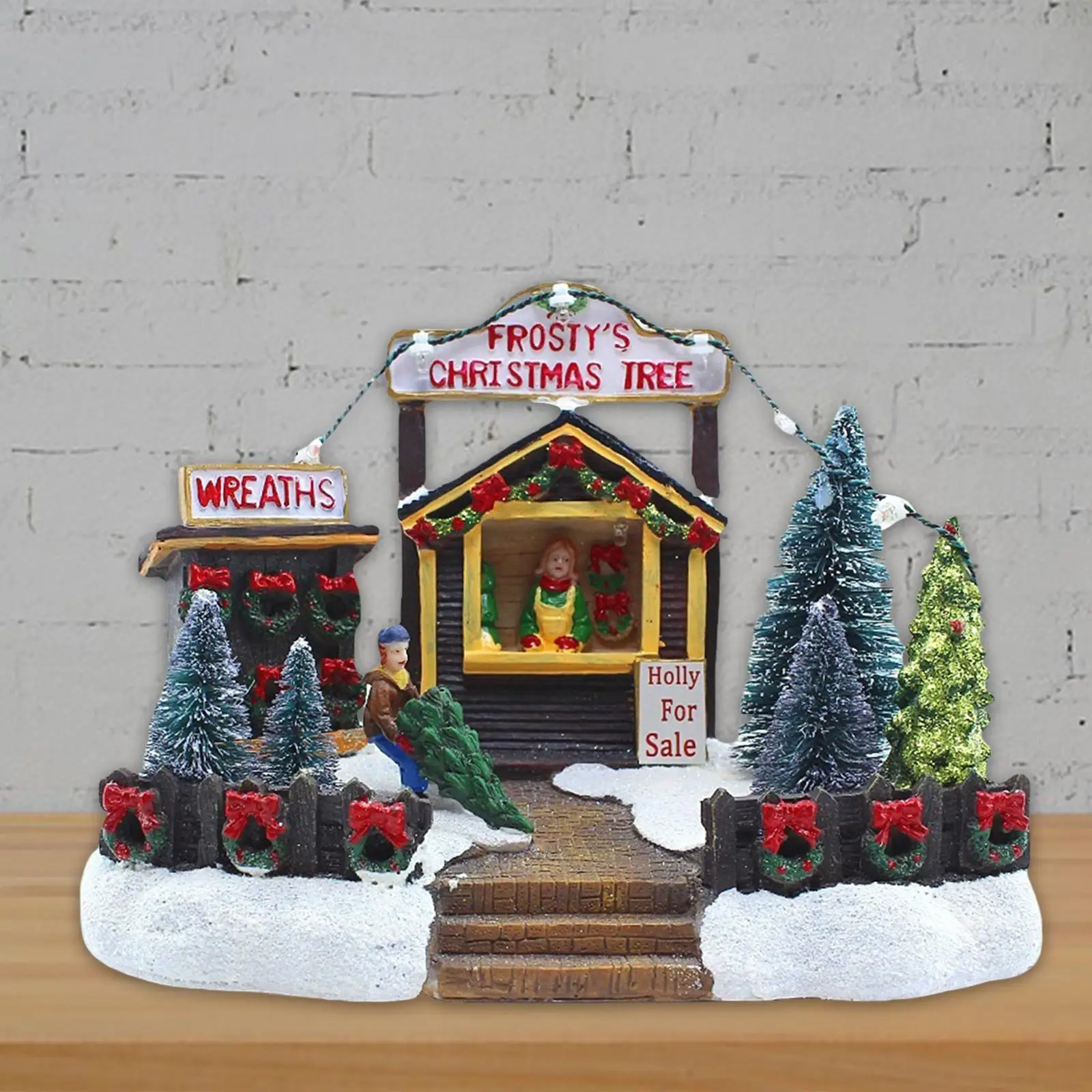 

Christmas Snow Figurine Luminous Festival Ornaments