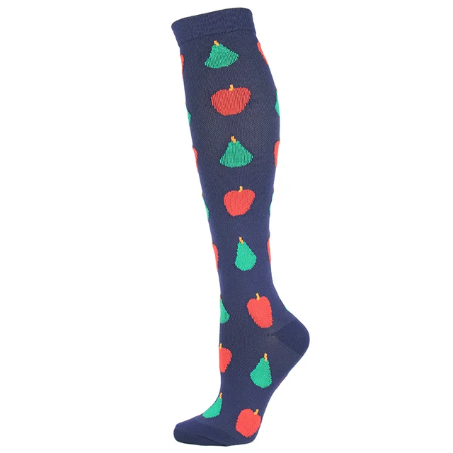Compression Socks ONE PAIR Running Marathon Sports Men Women Socks Nylon Outdoor Stockings For Medical Varicose Veins
