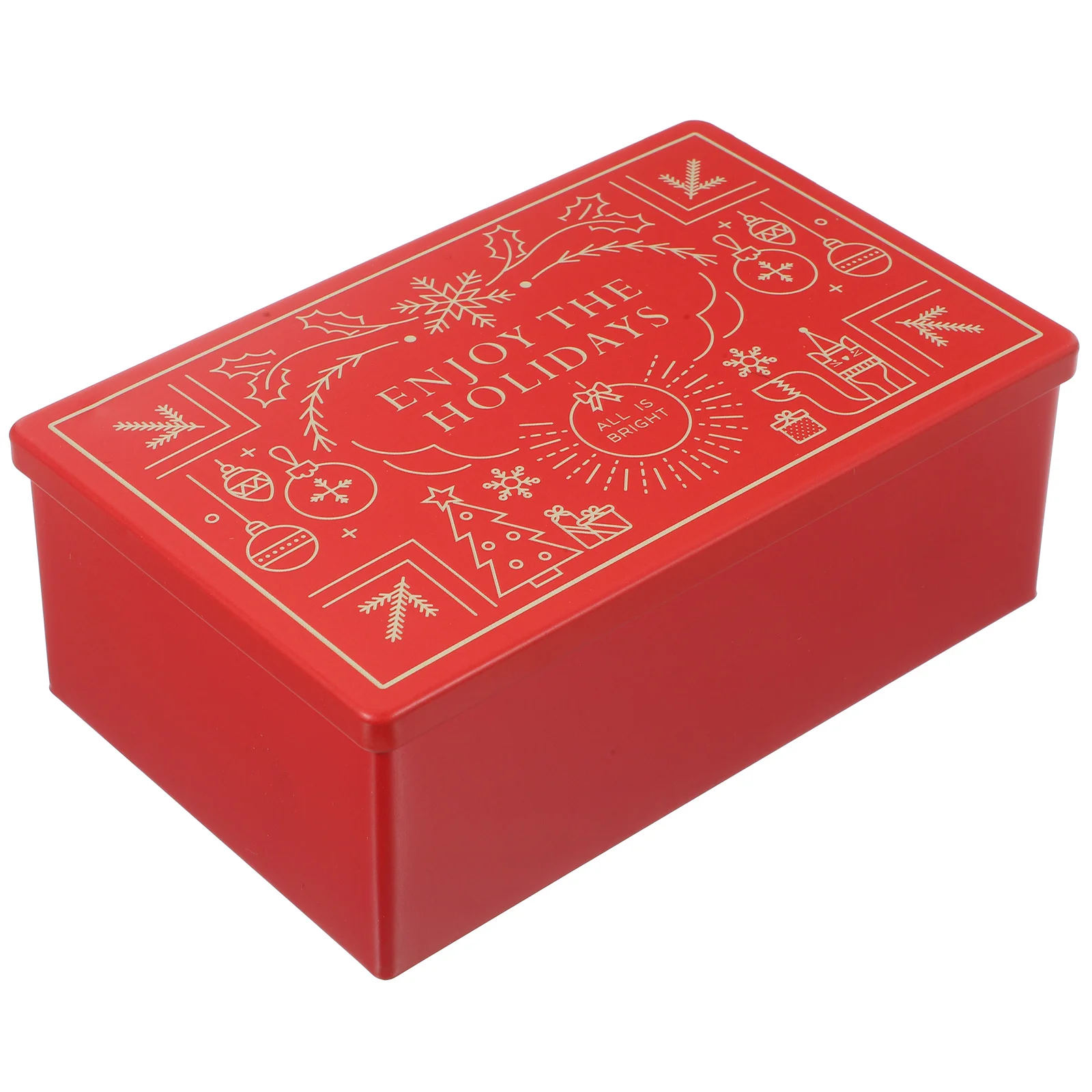 

Christmas Candy Box Decorative Candy Box Tinplate Box Xmas Candy Cookie Box