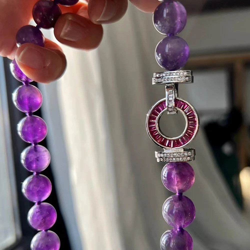 Женская цепочка из аметиста AYJEWELRY
