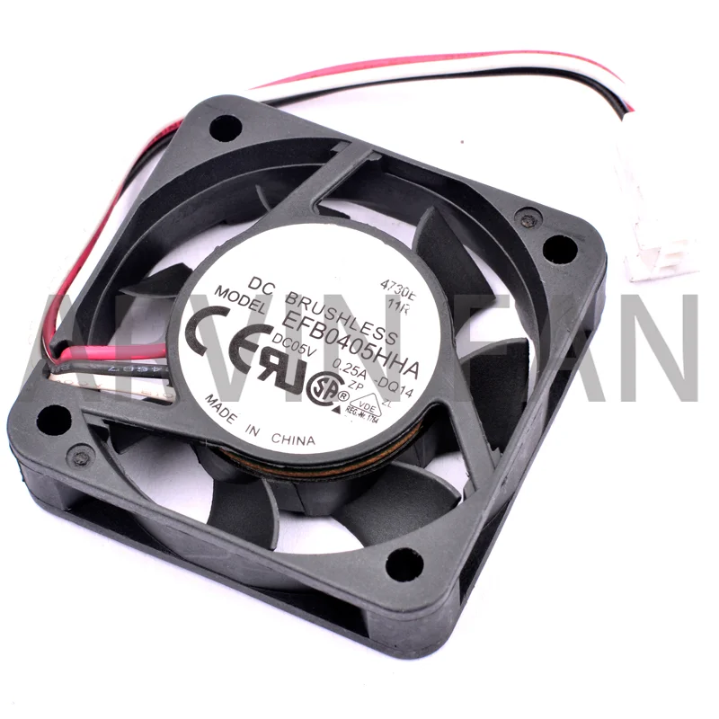 Новый оригинальный EFB0405HHA 4 см 4010 40 мм вентилятор 40x40x10 мм DC5V 0.25A переключатель маршрутизатора с высоким объемом воздуха охлаждающий вентилятор