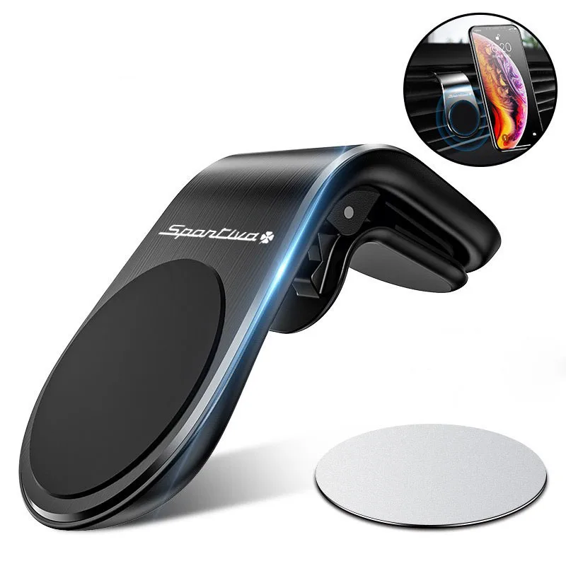 Магнитный универсальный держатель для телефона L-типа в автомобильной подставке