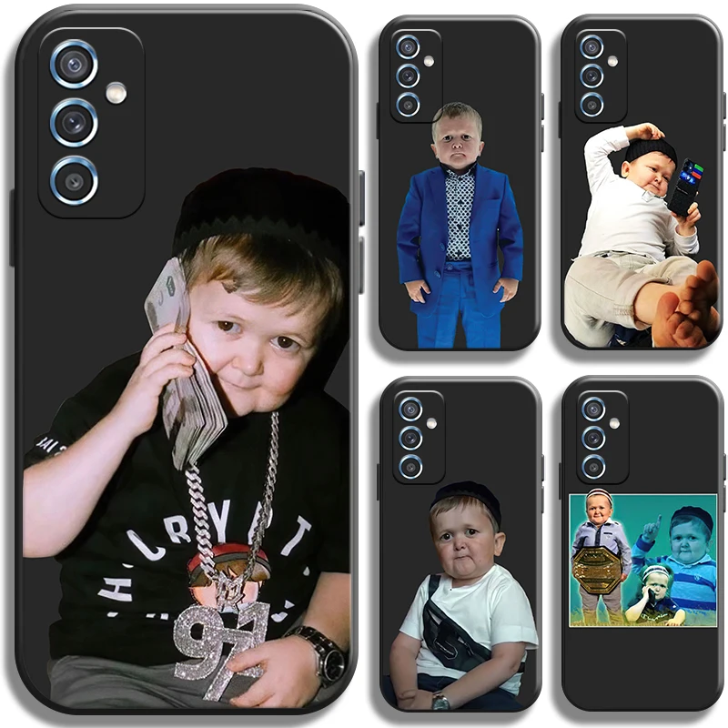 

Funny Dwarf Hasbulla Phone Case For Samsung Galaxy M10 M11 M12 M20 M22 M30 M30S M31 M31S M32 M51 M52 5G Shell Funda Shockproof