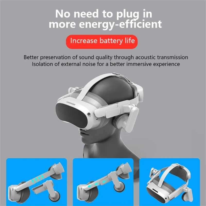 Легкие наушники для 4-х гарнитуры VR улучшенная гарнитура шумоподавление панель
