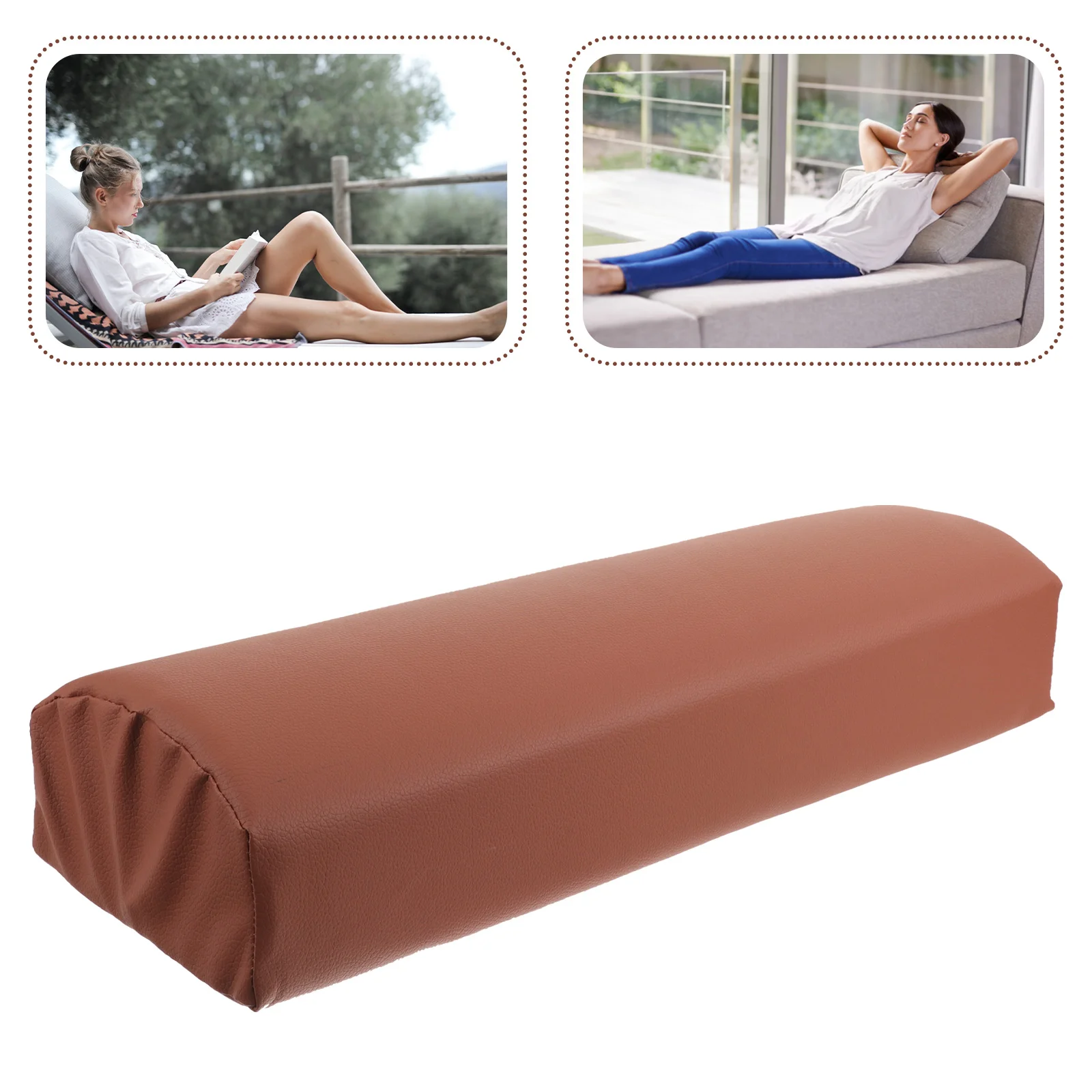 

Comfortable Bolster Pillow Elastic Leg Knee Pillow Home Lumbar Supportive Pillow