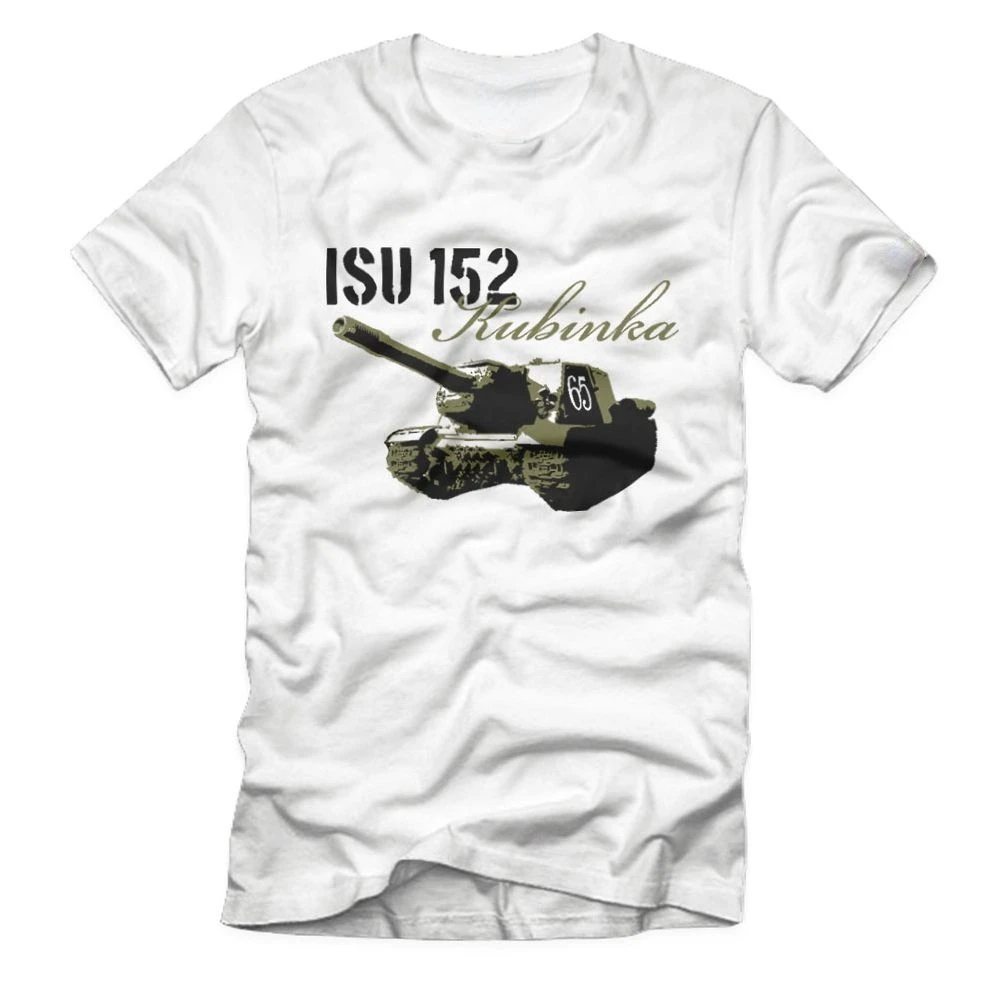

Советская футболка из Красной Армии ISU 152, танк Kubinka, Штурмовое ружье штурмгешютц Мужская хлопковая футболка с коротким рукавом и круглым выр...
