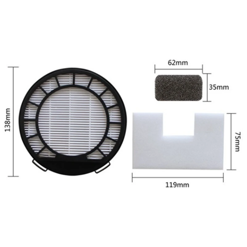 Тип 69 предмоторный набор HEPA-фильтров для Vax C86-VC-B C87-PVXP-P C87-VC-B C88-T2-P C88-T2-S пылесосов