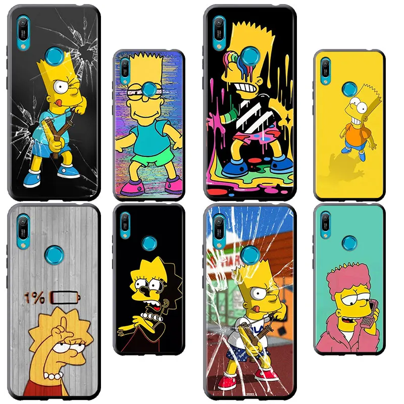 

Nice Simpsons animation For Huawei Y5P Y5 Y6S Y6P Y6 Y7A Y7P Y7 Y8S Y8P Y9S Y9 2018 Prime PRO 2019 2020 Black luxury Phone Case