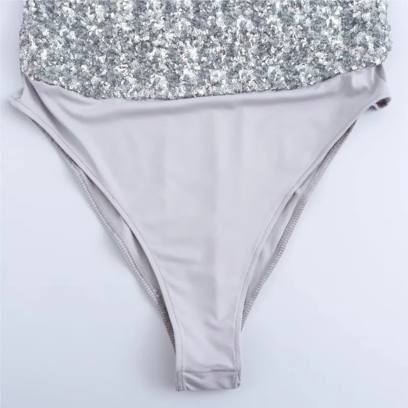 Комбинезон с пайетками TRAF шорты женская одежда сексуальный плиссированный