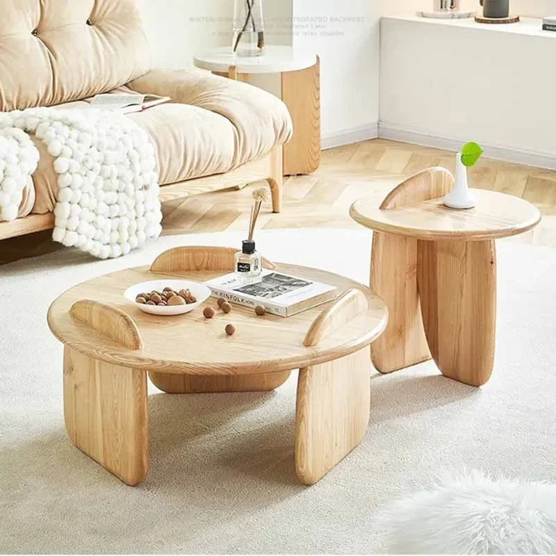 Черный прозрачный стол для ноутбука круглые невысокие журнальные столики