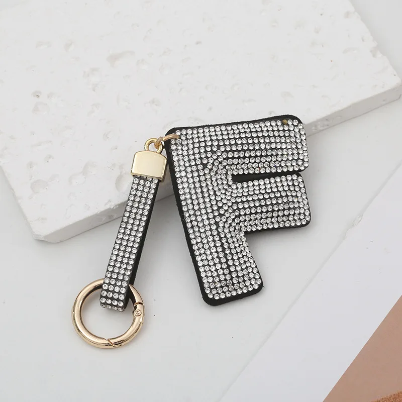 Подвеска в виде дизайнерского ключа с 26 искусственными буквами женская сумка и