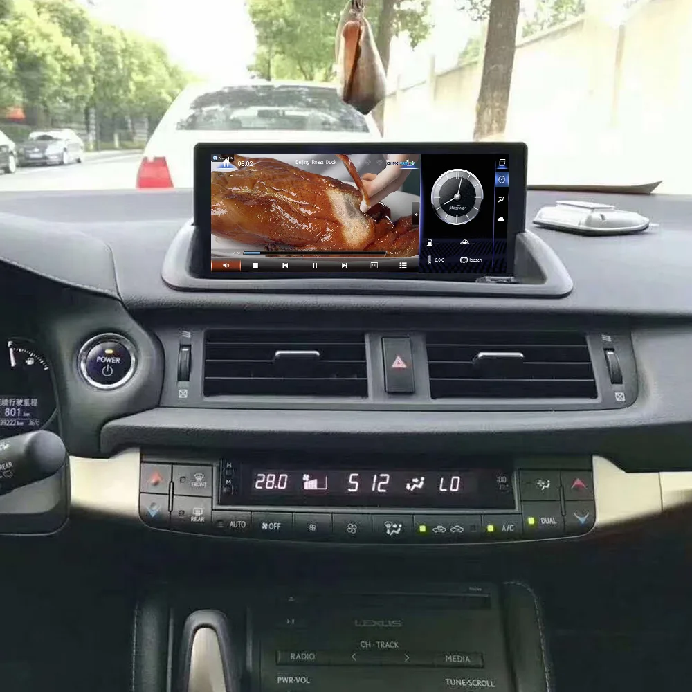 Для Lexus CT A10 CT200h 2011~2019 Android 128G Автомобильный мультимедийный плеер Стерео GPS DVD Радио