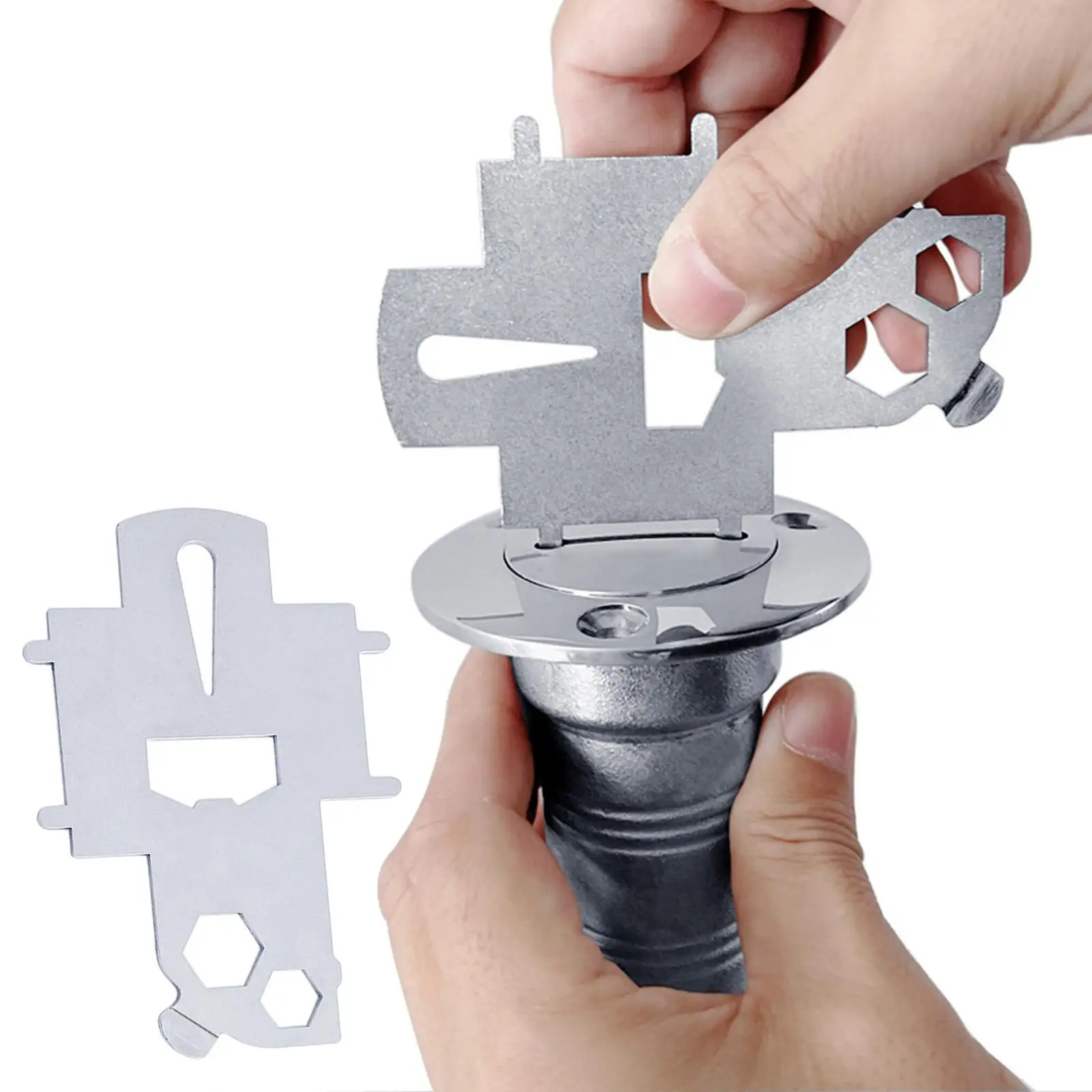 

Stainless Steel 316 Deck Key Bottle Opener Screw Driver for Boats x98mm Practical Design 2.2x3.9inch Fishing Accessories