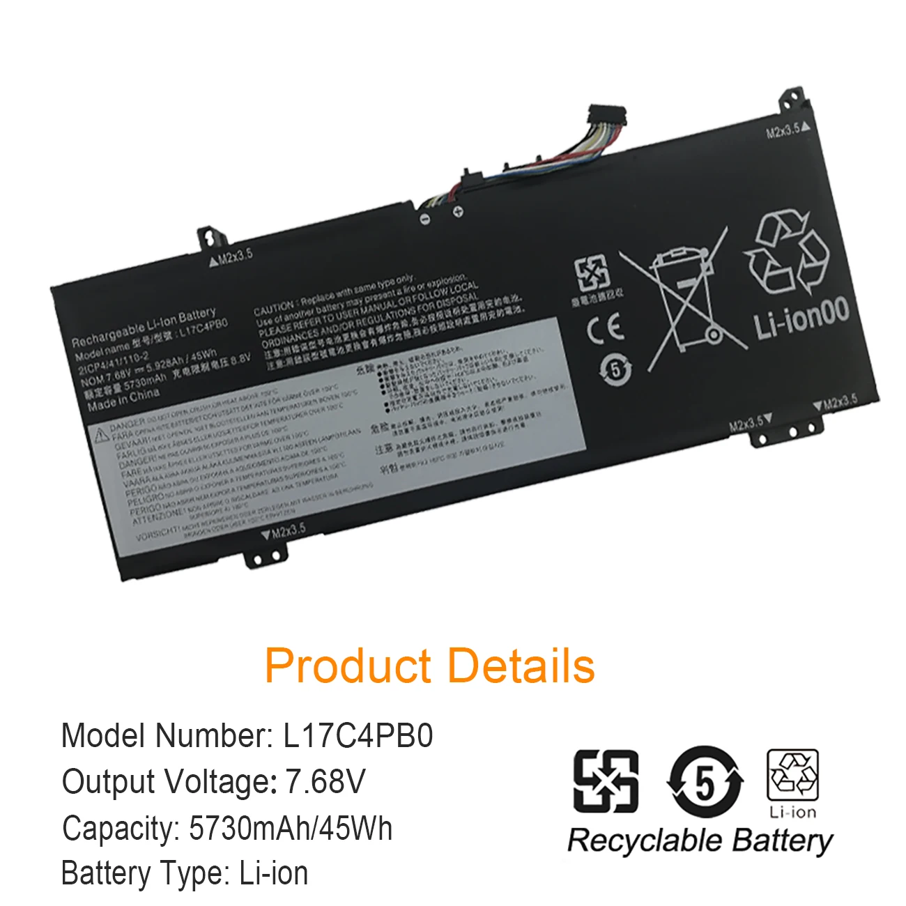 Новый аккумулятор Nobi L17C4PB0