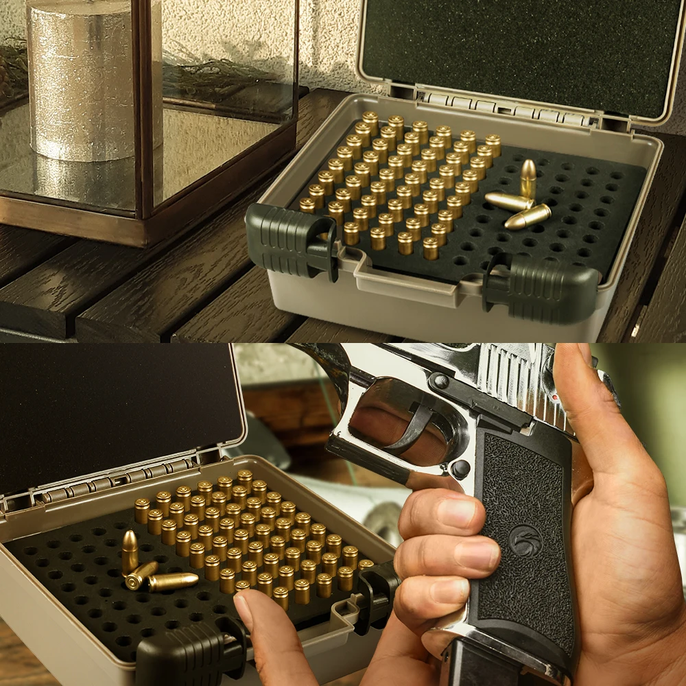 Чехол 50/99 патронов для 9 мм .223/5 56 7 62x39 коробка хранения боеприпасов держатель пуль