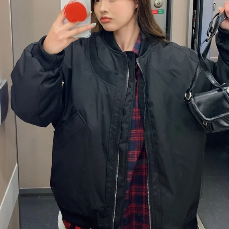 Куртки женские с длинным рукавом воротник-стойка водонепроницаемые утолщенные