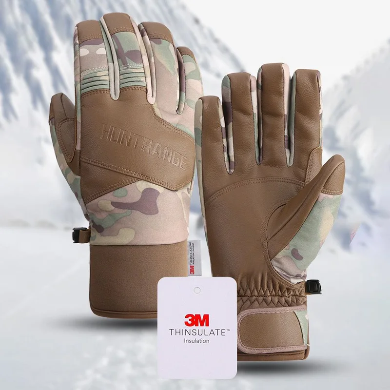 Водонепроницаемые Нескользящие Ветрозащитные Теплые Лыжные Перчатки С