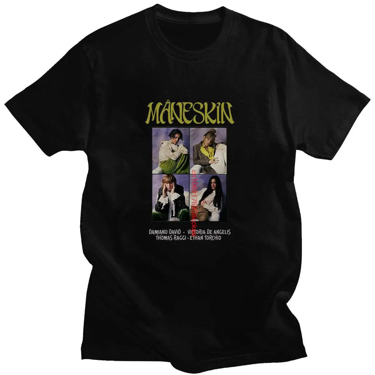 

Camisetas De Maneskin con cuello redondo para hombre, ropa Hipster de Manga corta, ropa de calle para pareja, gran oferta, 2021