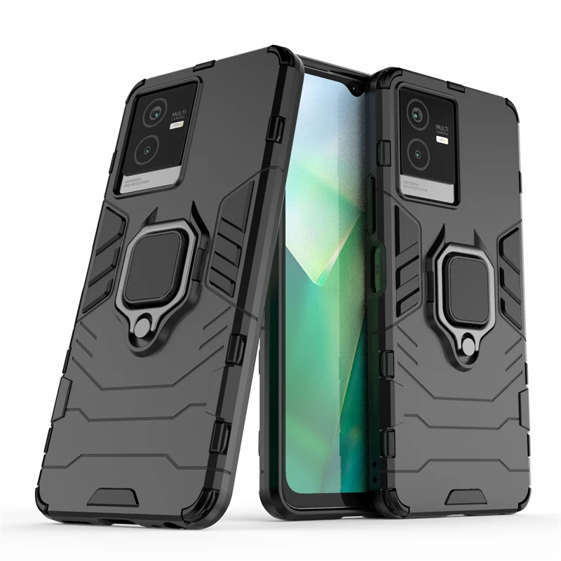 

Hard Armor Magnetic Phone Case For Vivo T2X 5G Case For Vivo T2X Cover Phone Bumper PC Shockproof Full Cover For Vivo T2X Fundas