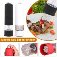 electric pepper grinder automatic mill pepper machine battery operated cordless salt grinder for home kitchen restaurant gadget