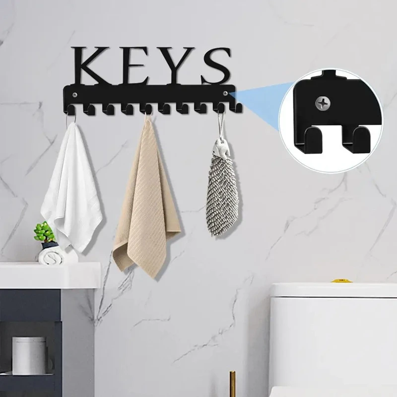 Крючки для ключей настенной вешалки Iron Art Держатель Настенный держатель