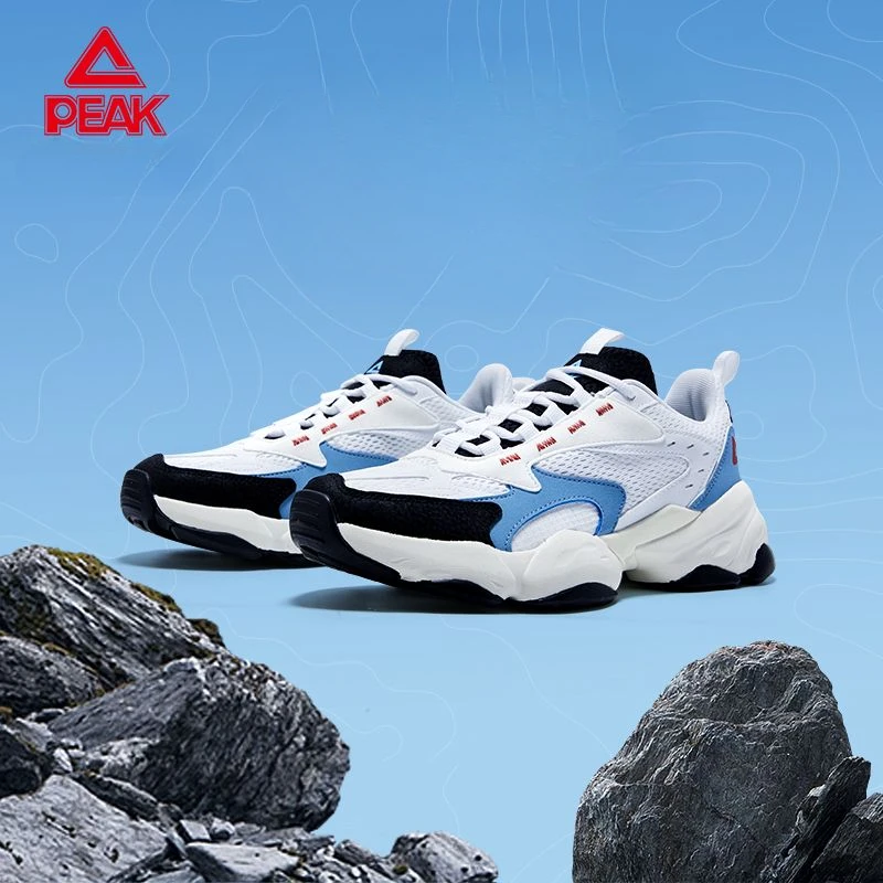 Кроссовки PEAK Мужские сетчатые повседневная обувь для путешествий дышащие