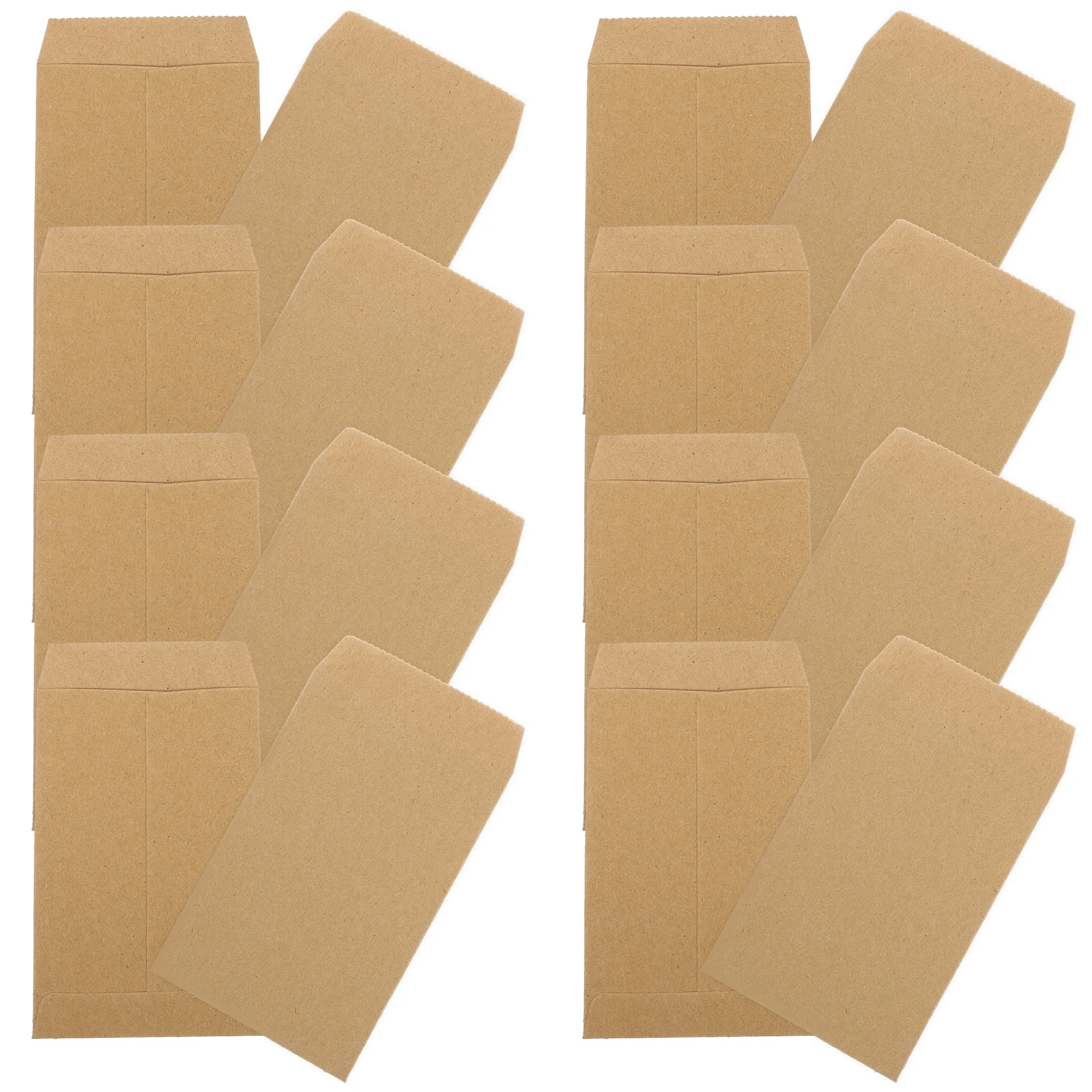 

100pcs Small Coin Envelopes Kraft Envelopes for Money Keys Coins Trinkets Storing