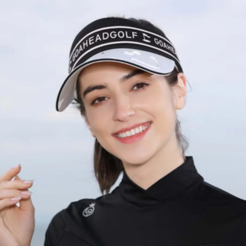 

2022 Golf Ladies Sunscreen Hat Smiley Peaked Cap Baseball Cap Women's Topless Sports Golf Outdoor Women's Hat