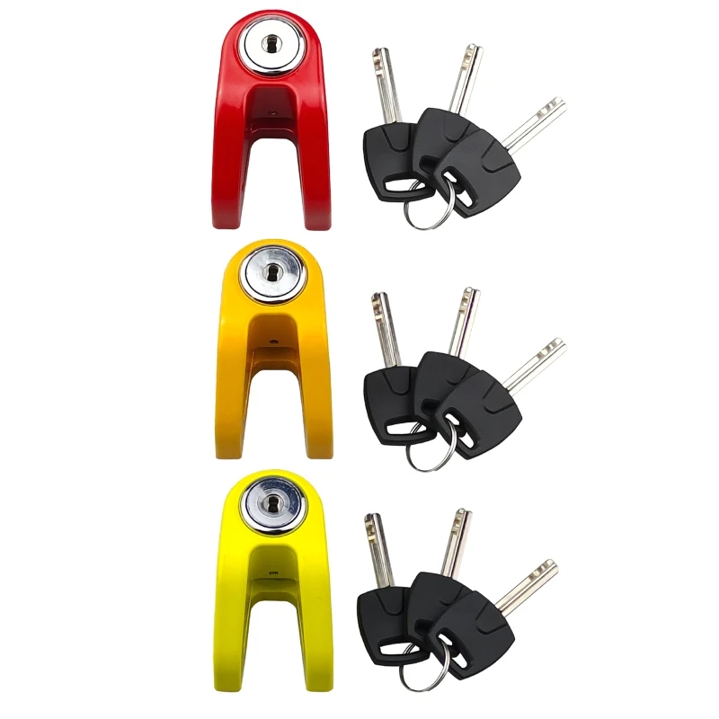 

Bike Scooter Mountain Road MTB Cycling Rotor Disc Brake Wheel Lock with Keys